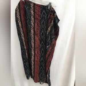 vintage turkish starweer made in Saudie Arabia Rayon-maxi Indigo elastic 2xL ski